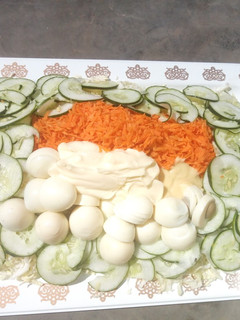 A picture of Coleslaw with egg 2.