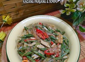 Gambar 23:3:26 - SAMBAL GORENG SEMPOI KACANG PANJANG & TEMPE