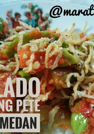Foto resep Balado Terong Pete Teri Medan