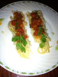 A picture of Spaghetti Pomodoro #4weeksChallenge.