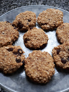 Una foto de Galletas de avena, banana y miel