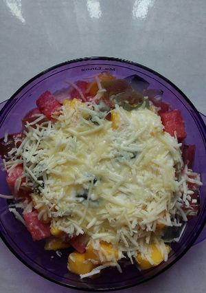 Foto resep Salad Buah simple dan enak