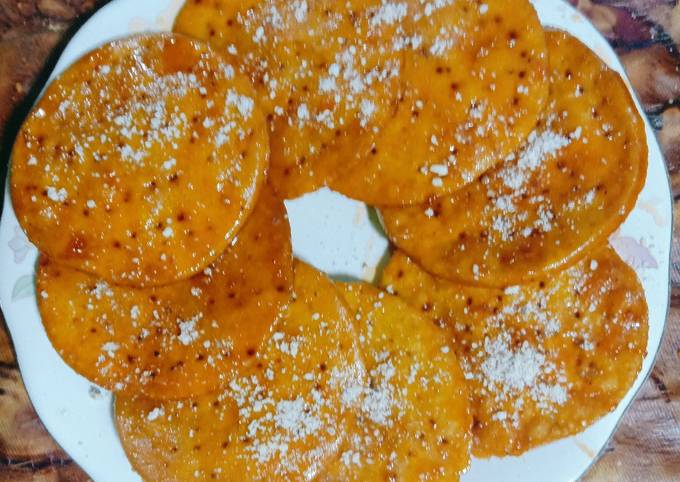 छत्तीसगढ़ स्पेशल पपची (chattisgarh special papchi recipe in Hindi) रेसिपी  बनाने की विधि in Hindi by Rafiqua Shama - Cookpad