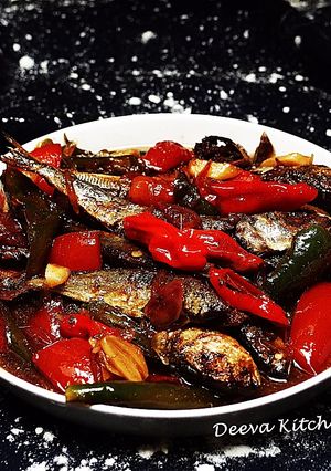 Foto resep IKan Asin Masak Asam Pedas