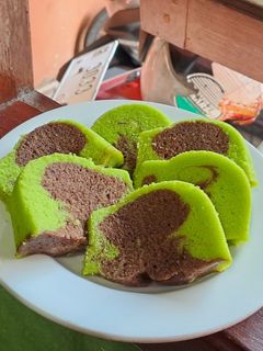 Foto resep Bolu Marmer Pandan Cokelat Kukus Endesss