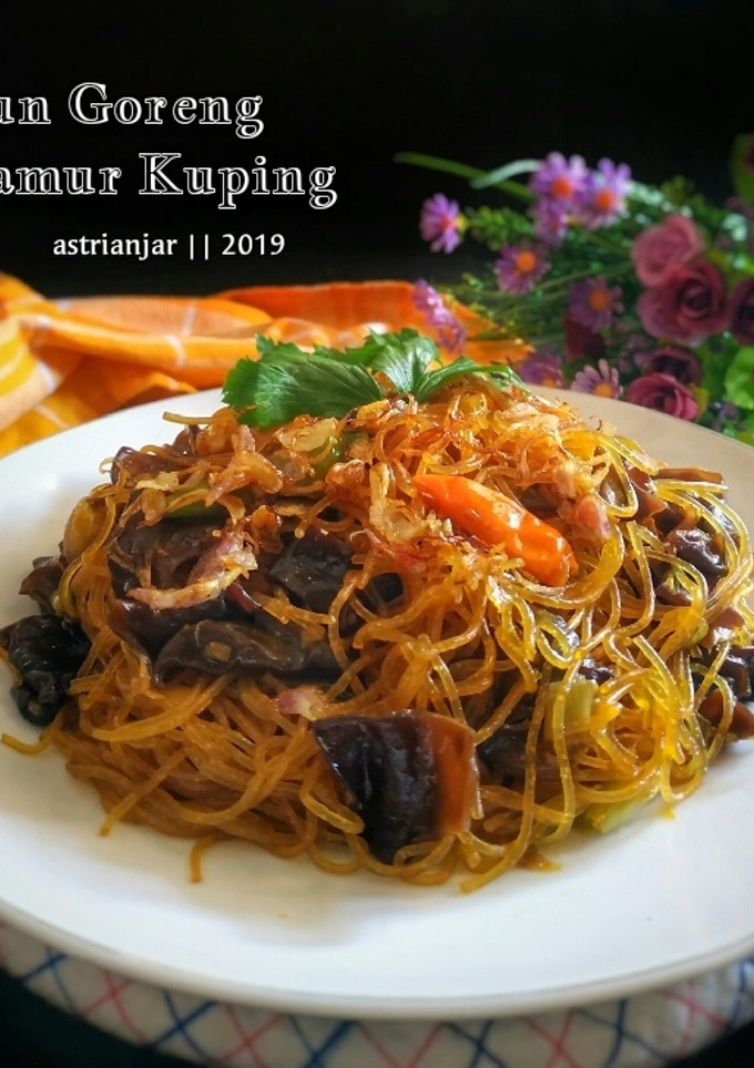 Foto resep Bihun Goreng Jamur Kuping
