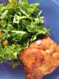 Pechugas rellenas con ensalada