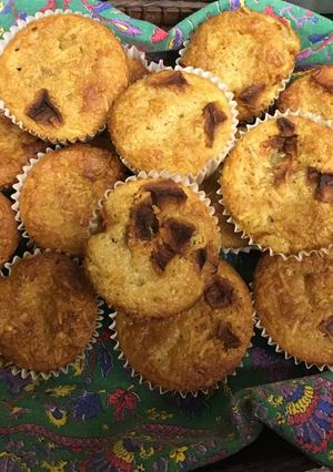 Una foto de Panquecitos con fruta deshidratada