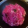 Arroz rosa al curry