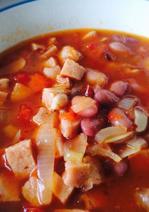 Foto resep Kacang Merah Saus Tomat