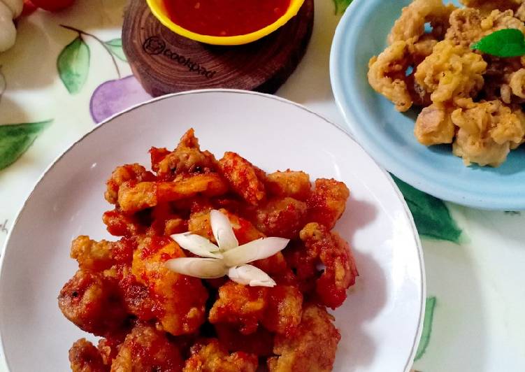 Resep Cumi Tepung Sambal Kalasan Jogja yang nikmat