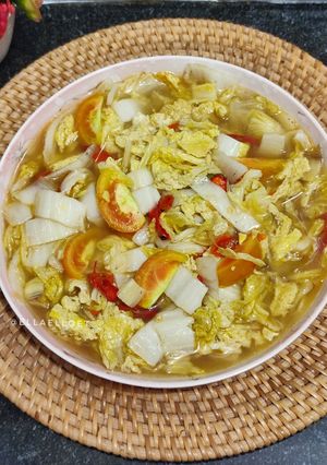 Foto resep Cah Sawi Telur