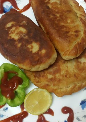 عکسی از دستور پیراشکی سیب زمینی شبنم پز😍