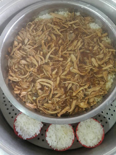 Foto resep Nasi tim ayam