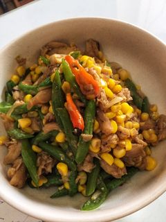 Foto resep Tumis Buncis Jamur Tiram