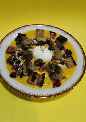 Une photo de Soupe gourmande au potiron