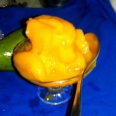 A picture of Mango slush.