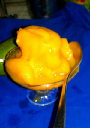 A picture of Mango slush.