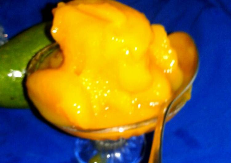 Step-by-Step Guide to Make Homemade Mango slush