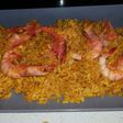 Arroz a parte con caldero de pescado