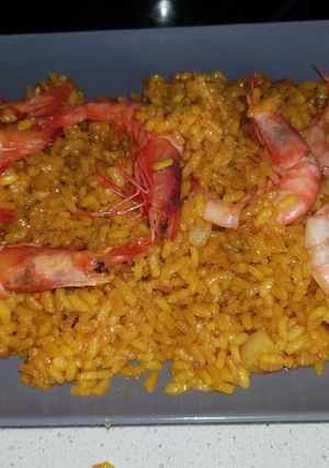 Foto principal de Arroz a parte con caldero de pescado
