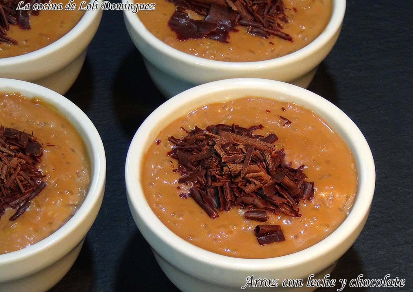 Arroz con leche y chocolate ¡Súper cremoso y fácil!