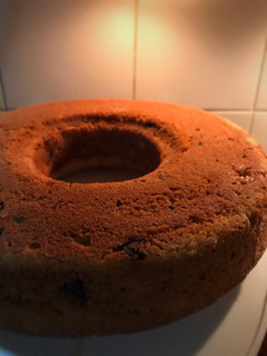 Una foto de Budín de bananas y nueces