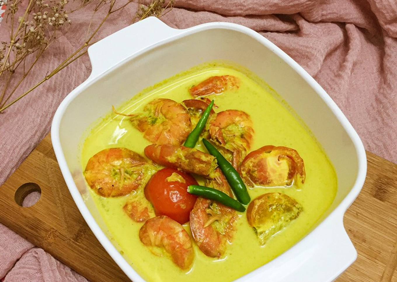 Resepi Masak Lemak Udang Yang Enak Dan Simpel Resepi Orang Kampung