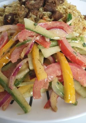 Una foto de Ensalada fresca de verduras