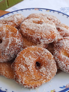 Una foto de Buñuelos de manzana