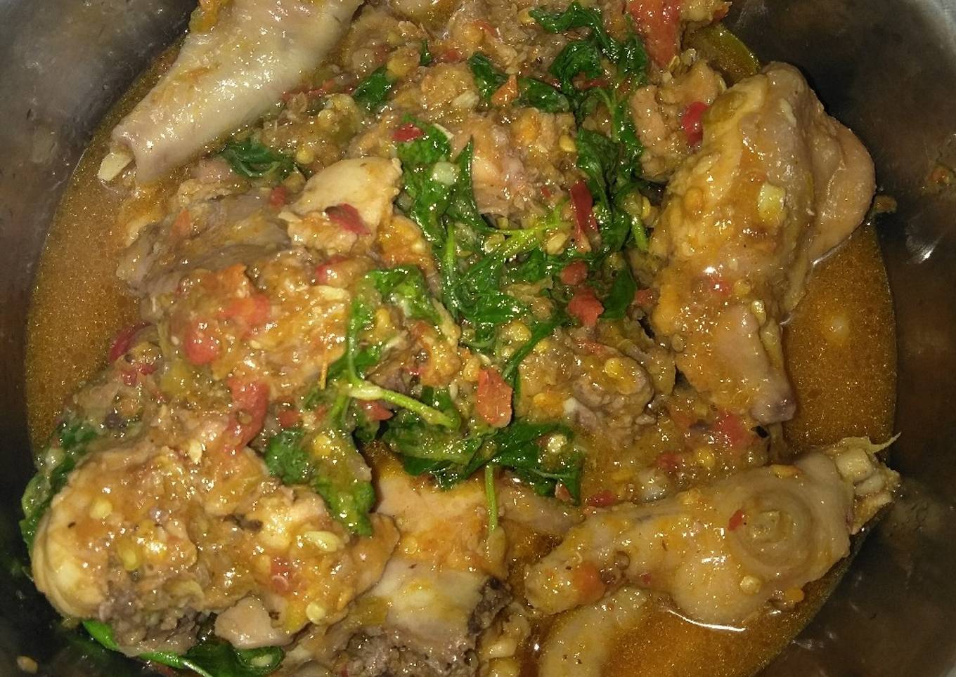 Rica-rica ayam kemangi