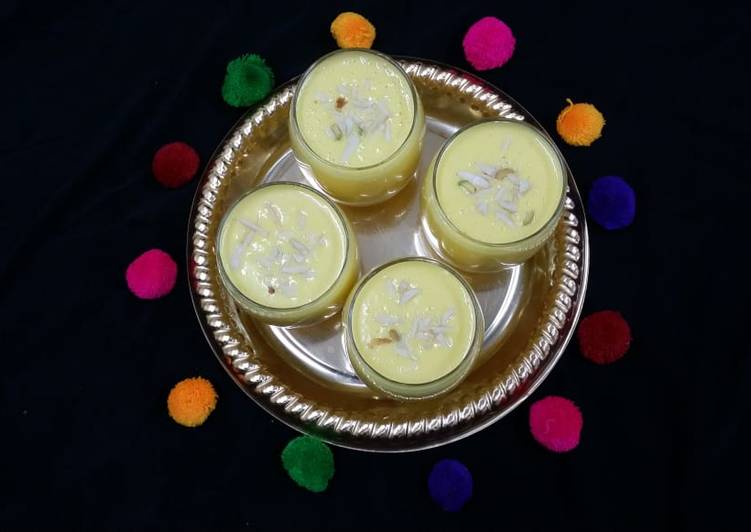 Easiest Way to Prepare Any-night-of-the-week Mango Lassi Shots