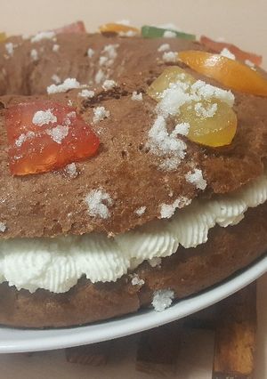 Foto principal de Roscón de Reyes de chocolate