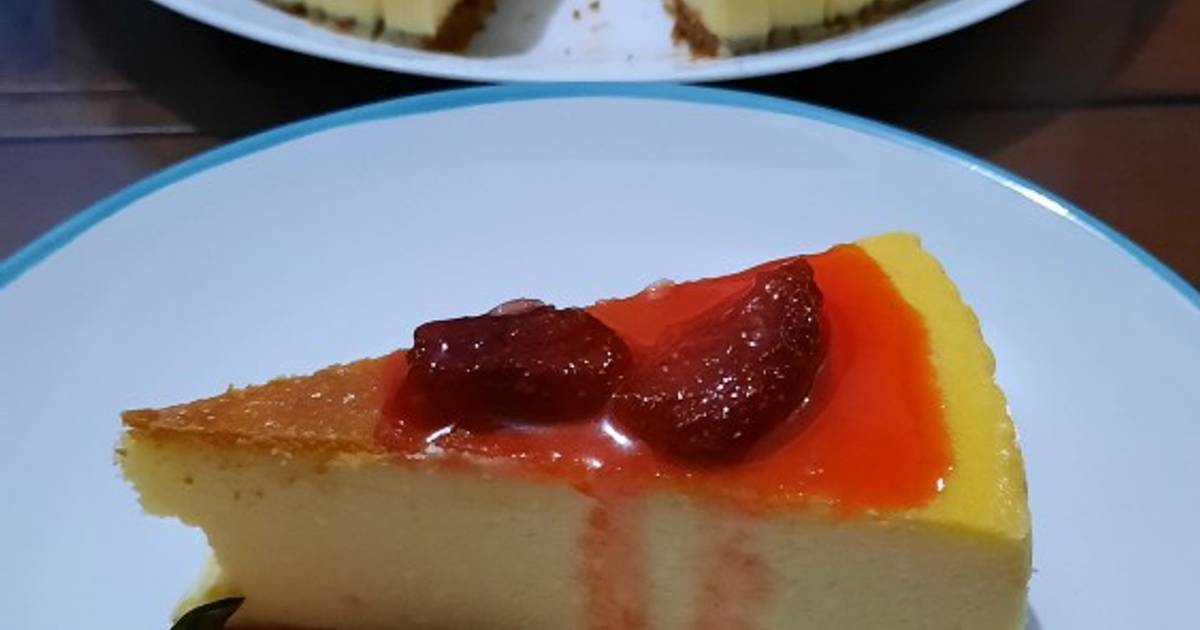 Resep New York Cheese Cake no mixer oleh Idha Midayanthi Cookpad