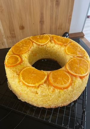 Una foto de Bizcocho de naranja