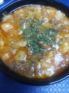 A picture of Corkscrew Baked Soup.