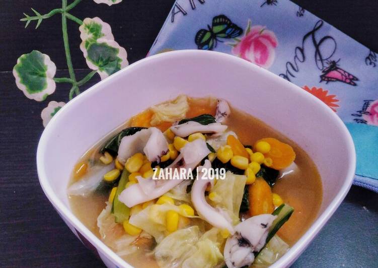 Resep Capcay Cumi Lezat