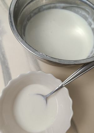عکسی از دستور ماست کشی خونگی