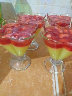 صورة لوصفة تحلية الفلان والفراولة 🍓🍓