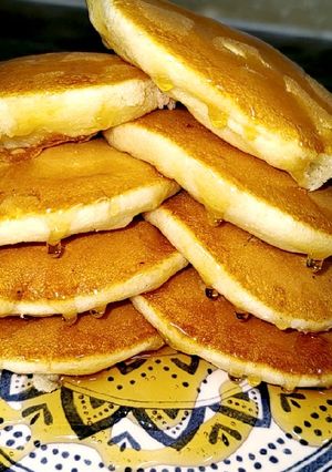 صورة لوصفة بان كيك 😋😋