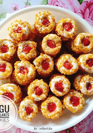Foto resep Sagu Cornflakes Cookies