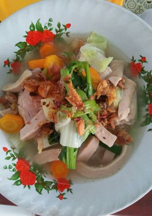 Foto resep Sop sosis ceker kepala