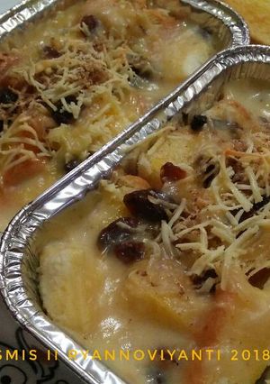 Foto resep Bread puding kismis