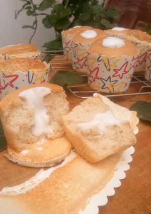 Foto resep Taro Hokkaido Chiffon Cupcake