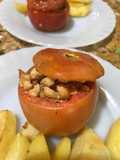 Tomate relleno al horno