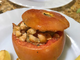 Tomate relleno al horno