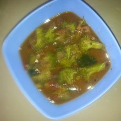 A picture of Brocolli stew# author Marathon contest #.