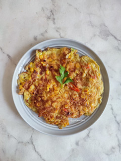 Foto resep Telur dadar jagung