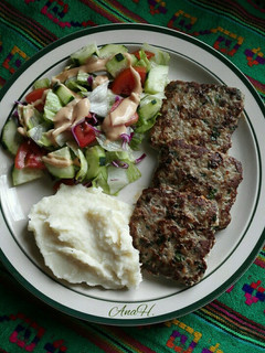 Una foto de Tortitas de carne molida