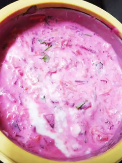 பிங்க் ரைத்தா pink raitha Recipe in Tamil செய்முறை முக்கிய புகைப்படம்